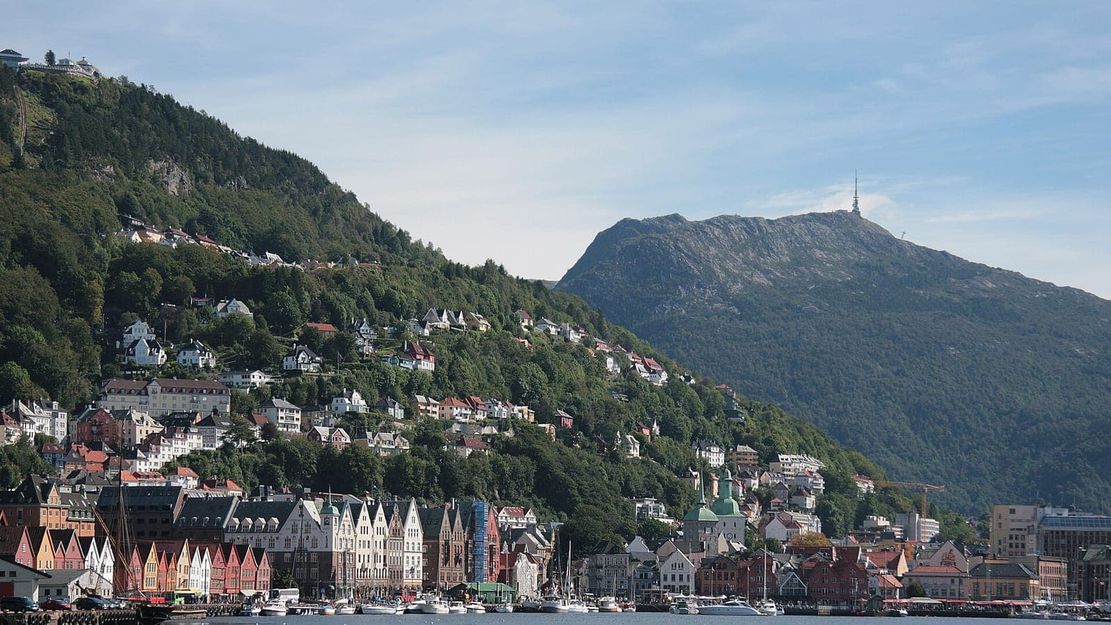 Landschaft und Städte in Norwegen